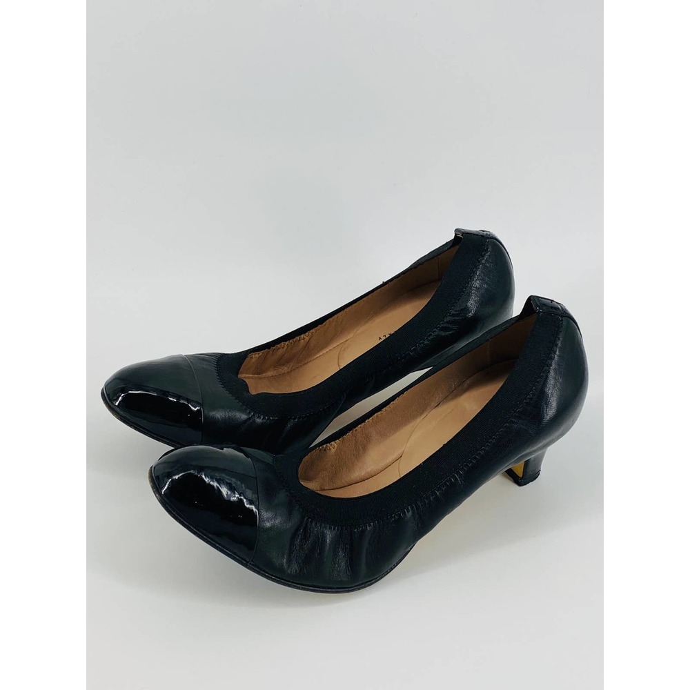 ANYI LU ITALY Leather Paige Heels 38.5